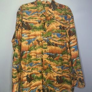 Men’s Button Down Labrador Retriever Shirt